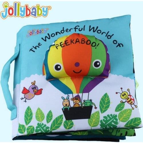 2Pcs/Lot New Baby Toys Early Education Soft Book balloon shape Cloth Book infant Cat Read Cloth Books Creative Gift Kids Toys