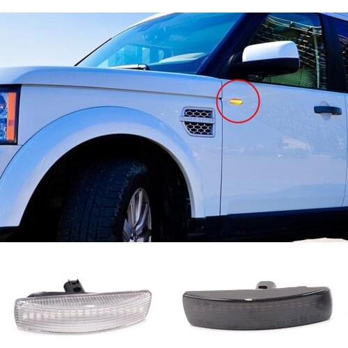2Pcs LED Turn Signal Dynamic Side Marker Lamp Repeater Indicator Light For Land Rover Freeland 2 Discovery 3 4 Rover Sport L320