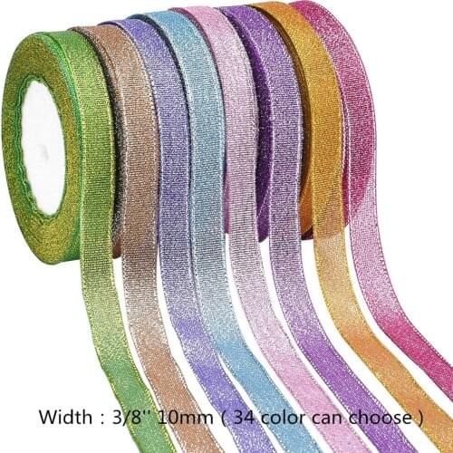 20909-2,3/8"(10MM) 34 color optional 25yards/roll Color green onion ribbon,Wedding party decoration,gift packaging DIY materials