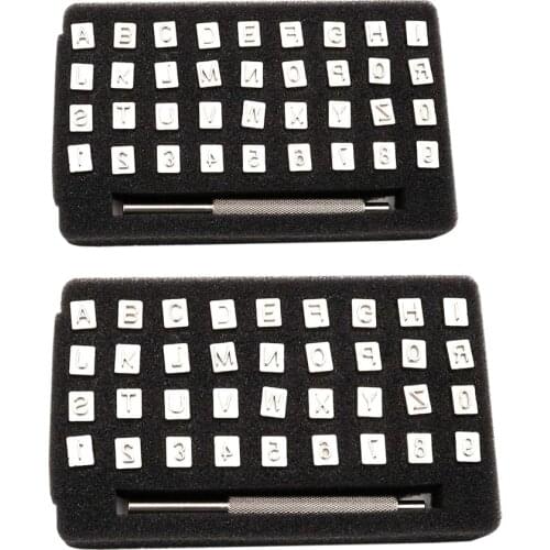 36Pcs Steel Leather Printing Tool Carving Making Craft Punch Stamps Sculpture Printed DIY Metal Leather Craft Working Saddle