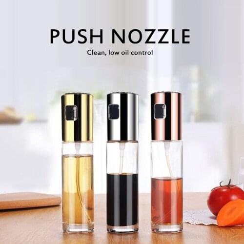 100ml Spray Bottle Oil Sprayer Oiler Pot BBQ Barbecue Cooking Tool Can Pot Cookware ABS Olive Oil Pump Dispenser Kitchen Utensil