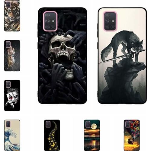 For Samsung Galaxy A71 Case Soft TPU Back Cover For Coque Samsung Galaxy A71 Cover Capa Fundas Bumper A7 1 A 71 A715F Phone Case