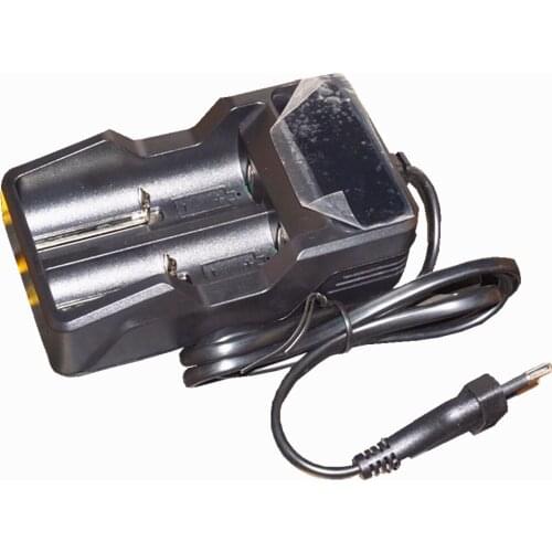 Digital display 18650 dual slot 3.7V4.2V lithium battery 1.8A fast charger Suitable for a variety of cylindrical lithium batteri