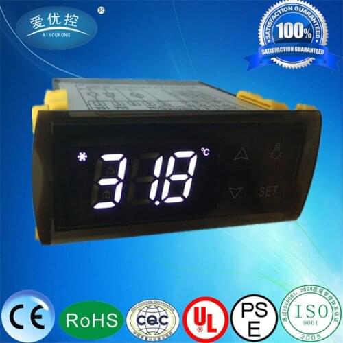 220V Digital Temperature Controller Touchscreen kitchen thermostat defrosting sensors display refrigerator thermoregulator