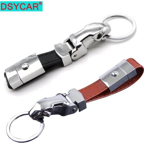 DSYCAR 1Pcs New Fashion Metal Key Chian Fashion Car Keyring Key Chain Keychain Key Rings Keyfob Creative Gift Trinket for Unisex