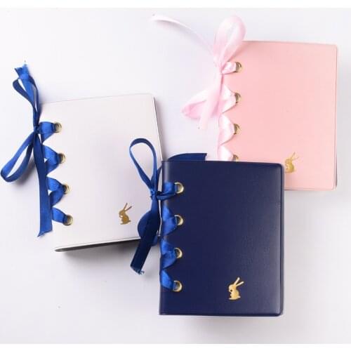 64 Pockets 3 Inch Photo Album Book with Ribbon For Fujifilm Instax Mini 9 8 7s 70 90 LiPlay LINK SP-2 Instant Camera Card Holder