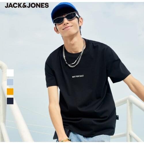 Мужские однотонные футболки Jack Jones China At AliExpress