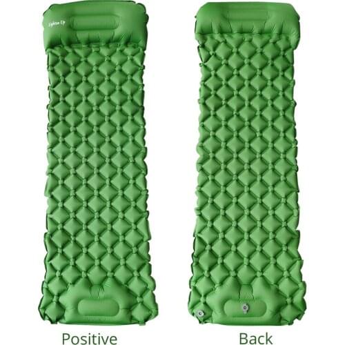 Sleeping Pad for Camping with Pillow, Compact Lightweight Sleeping Mat Suit for Backpacking, Traveling, Camping