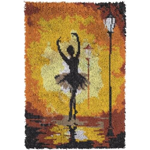 Latch Hook Deace Cushion Kits Pillow Mat DIY Craft Patterns Cross Stitch Needlework Crocheting Cushion Embroidery