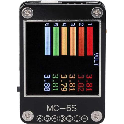 MC-6S 1-6S Lipo Battery Voltage Checker Receiver Signal Tester for FPV RC Drone Quadcopter Spare Parts Voltage Checker
