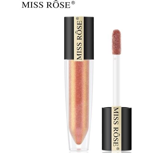 MiSS ROSE Foreign Trade Cross Border Pearly Lustre Lip Gloss Lip Gloss Waterproof Non-Marking Online Celebrity Beauty Lip Glaze