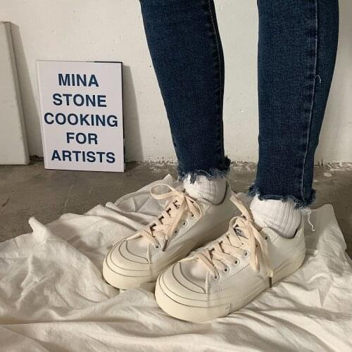 2021 new womens shoes student Korean version of the new wild casual comfortable fashion canvas shoes women