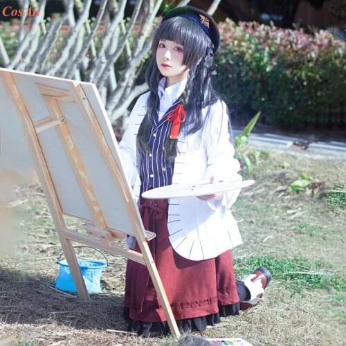 New Mobile Game A Traveler In Time And Space Heroine Cosplay Costume Cute Lolita Dress Female Party Role Play Clothing XS-XL