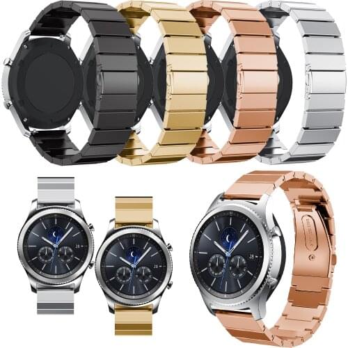 New Bracelet for Samsung Galaxy watch 46mm high quality stainless steel wrist bands strap metal band for Samsung Gear S3 classic