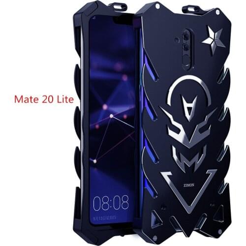 New Design Zimon Metal Armor Cases for Huawei Mate20 Lite Series Aluminum Cover for HUAWEI Mate 20 Lite Phone Housing