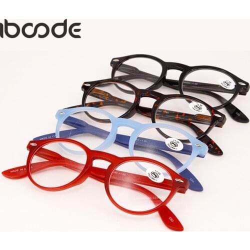 Iboode Retro Round Reading Glasses Men Women Ultralight Hyperopia Eyeglasses Optical Spectacle Diopter +1.0 1.5 2.0 2.5 3.0 3.5