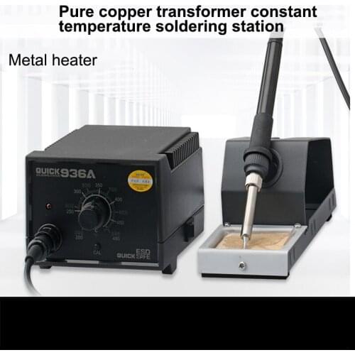 Original 936A Constant Temperature Electronic Soldering Iron SMD Rework Station ESD Soldering Iron BGA Soldering Tools