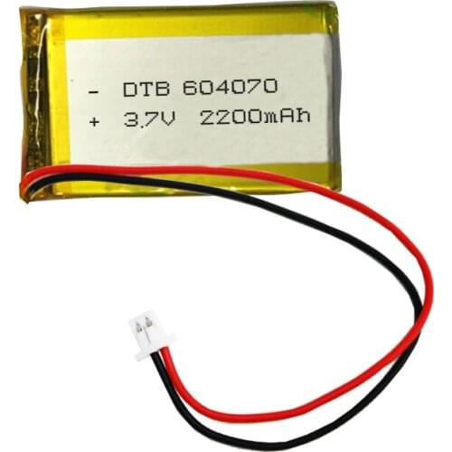 Polymer lithium battery 604070 (2200mAh) 3.7V POS machine Bluetooth Smart home