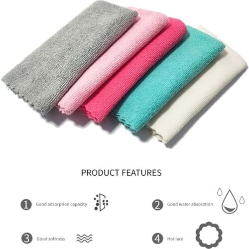 D7WD Car Drying Towel Vehicle Cleaning Supplies Kitchen Towel Good Water Absorption Performance Cloth Rag
