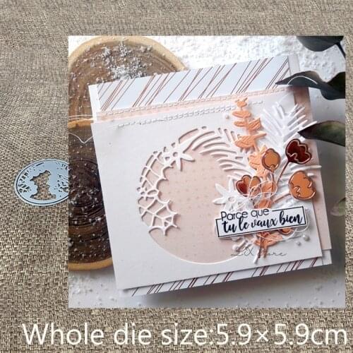 New Design Craft Metal stencils Cutting Dies leaf flower circle decoration scrapbook die cuts Album Paper Card Craft Embossing