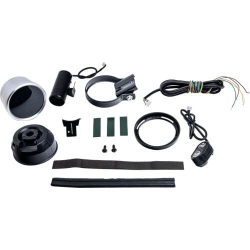 3.5'' 80mm 7 Color LED Car Tachometer RPM Gauge Meter Step Motor w/ Shift Light