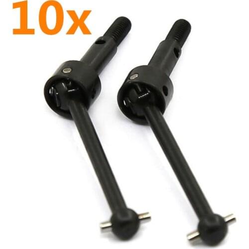 10pcs Metal Universal Driven Dogbone Drive Shaft Parts For RC Model TAMIYA TT-01/TT-02/TA04 CVD OP 53792 39mm Remote Control Car