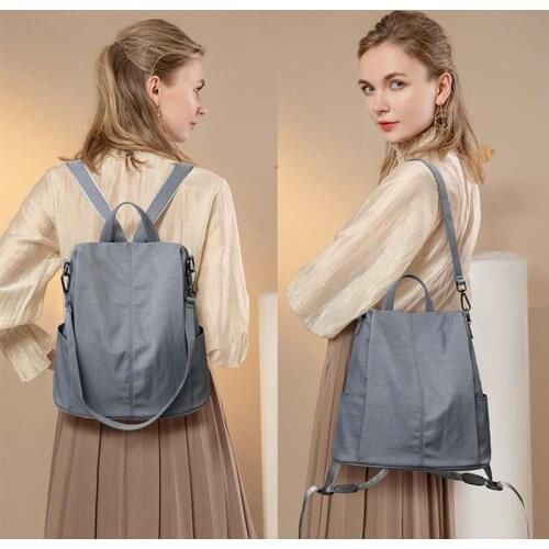 Ladies High Quality Oxford Cloth Backpack Korean Fashion Backpacks Casual Woman Bag Shoulder Bags