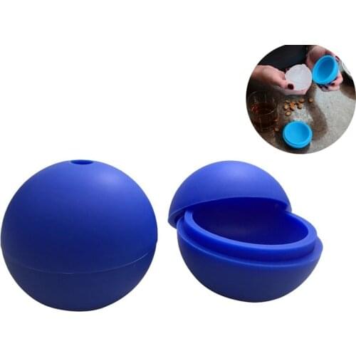 1PCS Dia 6Cm Whiskey Large Ice Sphere Silicone Mold Round Ice Ball Maker Big Silicone Cube Ball Form For Ice Cream Maker