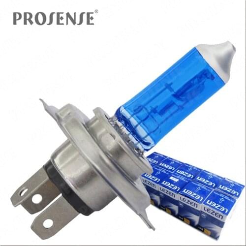 4 Pieces Prosense / Lezen / Rike / Zpai H4 P43t 24V 100/90W Super White Car Halogen Headlight Bulbs