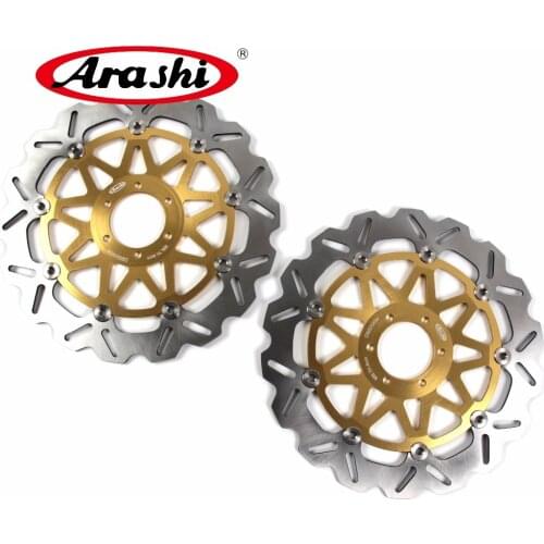 ARASHI For APRILIA TUONO V4 R APRC 1000 2011-2013 CNC Front Brake Rotors Brake Disc 2011 2012 2013 SHIVER GT750 MANA GT850
