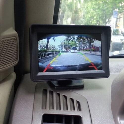 1pcs Car Monitor 3.5" Screen For Rear View Reverse Camera TFT LCD Display HD Digital Color 3.5 Inch PAL/NTSC