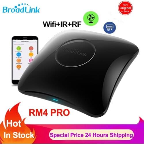 Broadlink RM4 PRO WIFI IR RF Wireless Universal Remote Controller Smart Home Automation IOT Works with Alexa Google Home IFTTT