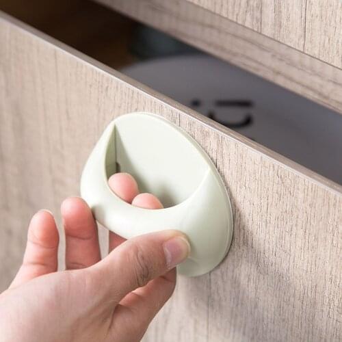Kids door and window auxiliary knobs simple paste safety furniture handle with glue window fitting hardware