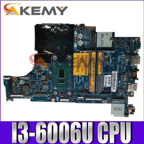 FOR Dell Latitude 5570 3490 3590 Motherboard I3-6006U K6KNT 0K6KNT CAL50 DAL50 LA-F115P 100% fully tested