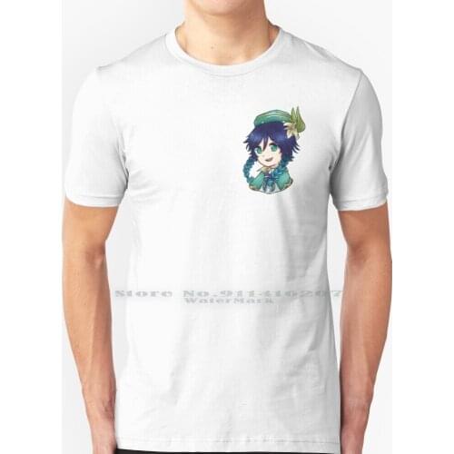 Venti - Genshin Impact T Shirt 100% Pure Cotton Genshin Impact Venti Genshin Impact Venti Cute Mihoyo Genshin Gacha Video Game