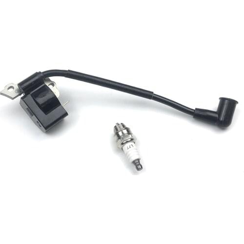 Ignition Coil With Spark Plug Fits for STIHL FS38 FS45 FS46 FS55 KM55 KM55R FS45C FS45L FC55 Trimmers Cutters Chainsaw Parts
