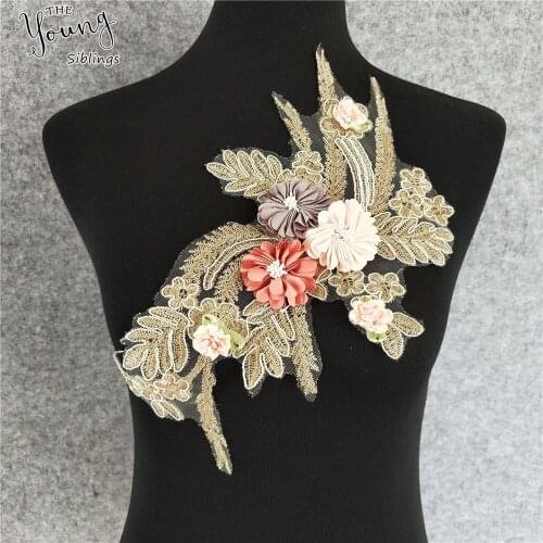 Hot sale Exquisite sewing accessories flower lace collar embroidery lace Fabric costume DIY supplies sewing craft 1pcs sell