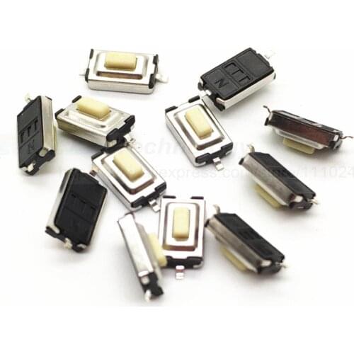 20PCS/lot Button micro switch 6x3.6x2.5mm SMD 2 Pin key for electronics kit free shipping