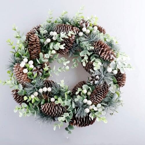 Mr Pinecone Artificial Christmas Wreaths