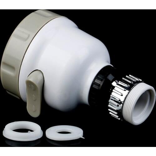 Kitchen sink Shower 360 Rotate 3 gear Water Saving Shower Head Kitchen water tap Faucet Adapters filtered tool Accessories