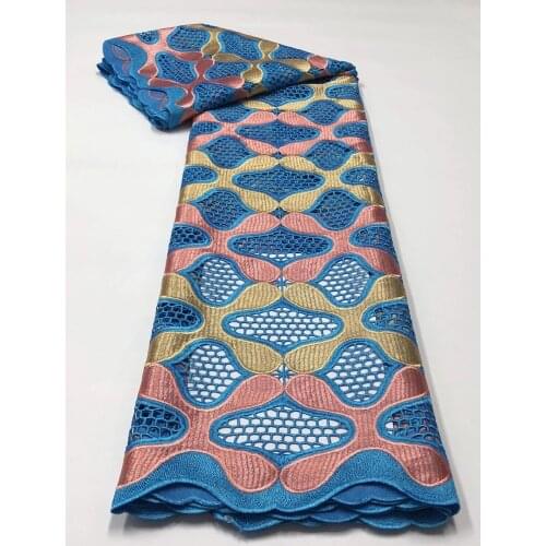 Latest African Cord Lace Fabric 2020 High Quality Water Soluble Guipure Laces Embroidery French Mesh Lace For Wedding Party