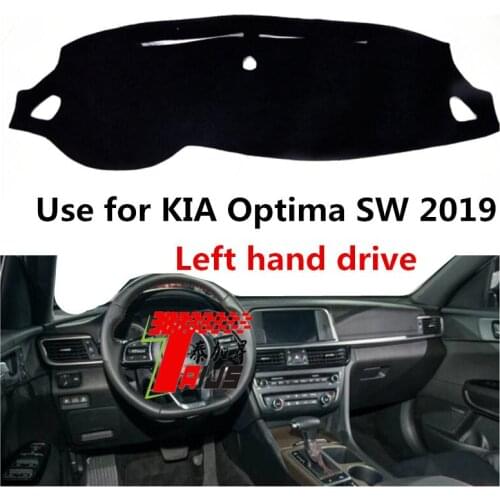 TAIJS Factory 3 Colors Car Dashboard Cover Light-preventing Mat Fit for KIA Optima SW 2019 Left Hand Drive