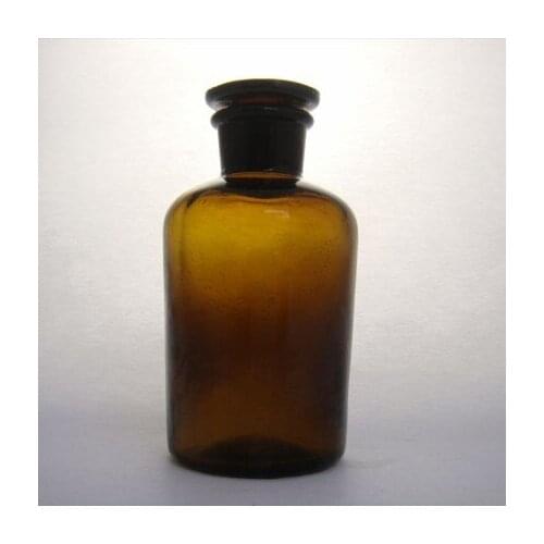 Reagent bottle mouth bottle seal brown fine brown bottle 125ml frosted glass plug chemical laboratory supplies