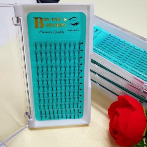 Luxury Pre fanned 16 Lines 8-15mm Premade Volume Lash Fans 7D Semi Permanent Eyelash Extensions Mink individual lashes