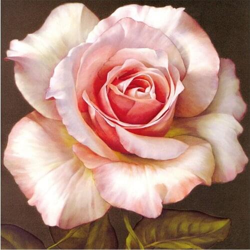 Pink Floral Diamond Painting Round Full Drill Rose Peony Flower Nouveaute DIY Mosaic Embroidery 5D Cross Stitch Home Decor Gift