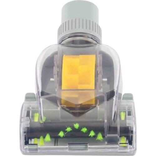 Universal Vacuum Turbo Floor Brush for Pet Hair Bedding Carpet Mites Removal Dust Collector Brush Head Cleaner Part 35mm