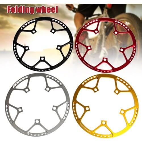 Folding Bike Narrow Wide Chainring 130 BCD Round Shape Single Chain Ring Speed 45T 47T 53T 56T 58T High Quality ASD88