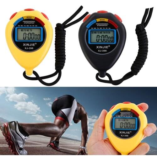 Sports Stopwatch Lcd Digital Professional Chronograph Outdoor Racing Football Sports Timer Stopwatch Portable Stopwatch