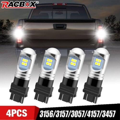Led Bulbs Car Back up Reverse Light Tail Light 3156 3157 3057 4157 3457 Brake light Auto Lamp White 12V For Ford Chevrolet GMC