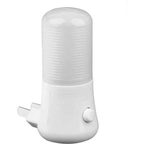 LED Night Light Wall Plug-in Bright Light White Saving Energy AC Powered 220V 50Hz With Energy Saving Design US 220V